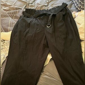 Ava and Viv high waisted black slacks.